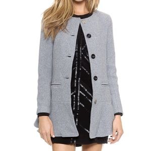 GLAMOROUS GREY COAT NWT